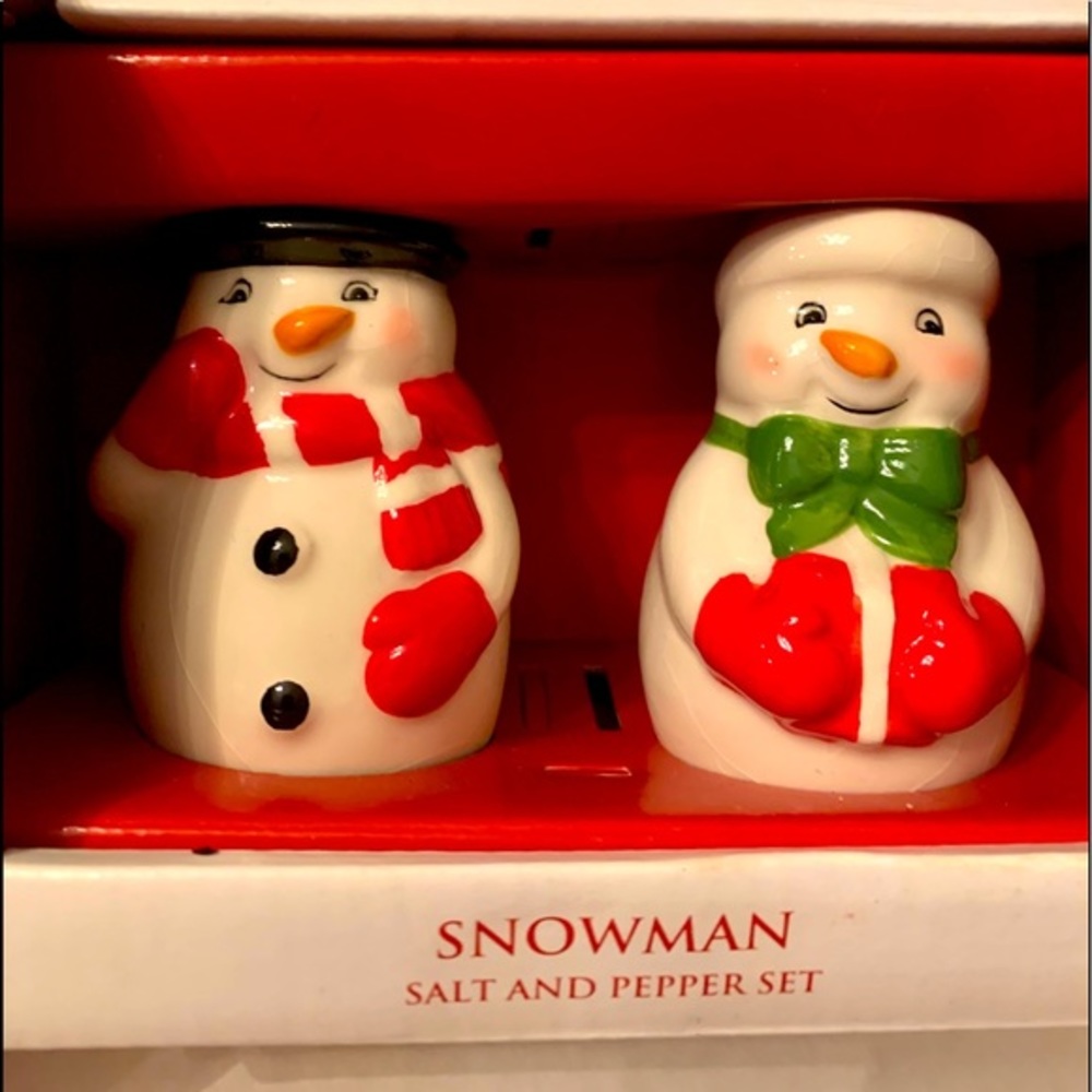 Colormate Snowman Salt and Pepper Set